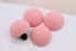 Rose Pink Flocked Round Puppet Nose - 40mm - FurriFingers